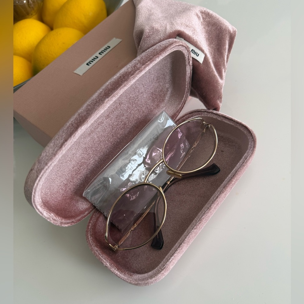 NWOT Miu Miu Logo Sunglasses - Picture 14 of 14